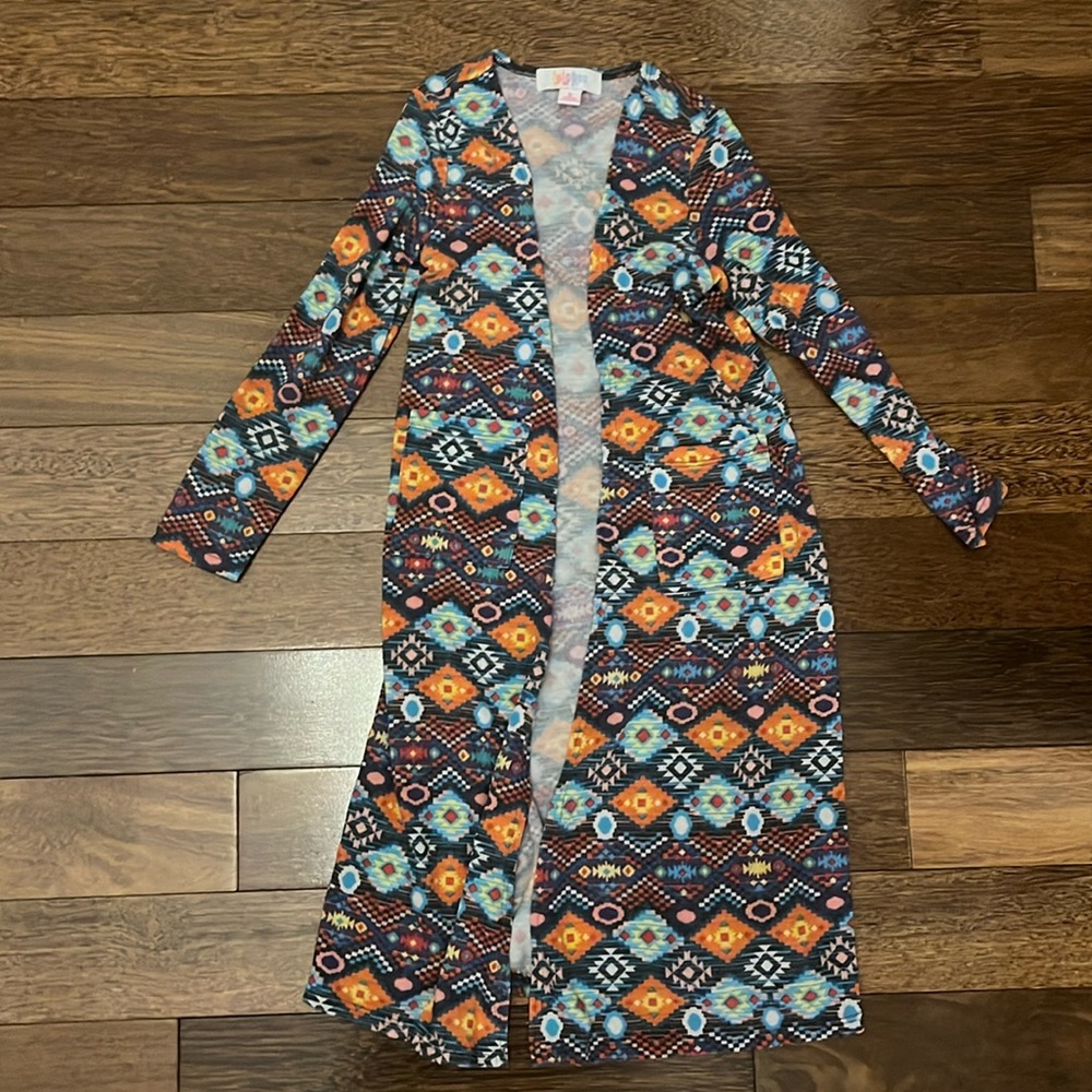 LulaRoe Sariah Girls Size 6 Cardigan